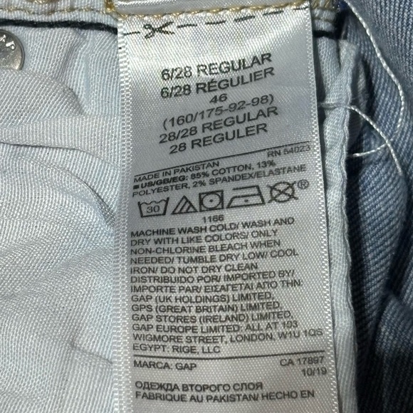 Gap High Rise Denim Legging Size 6/28R - Picture 9 of 9